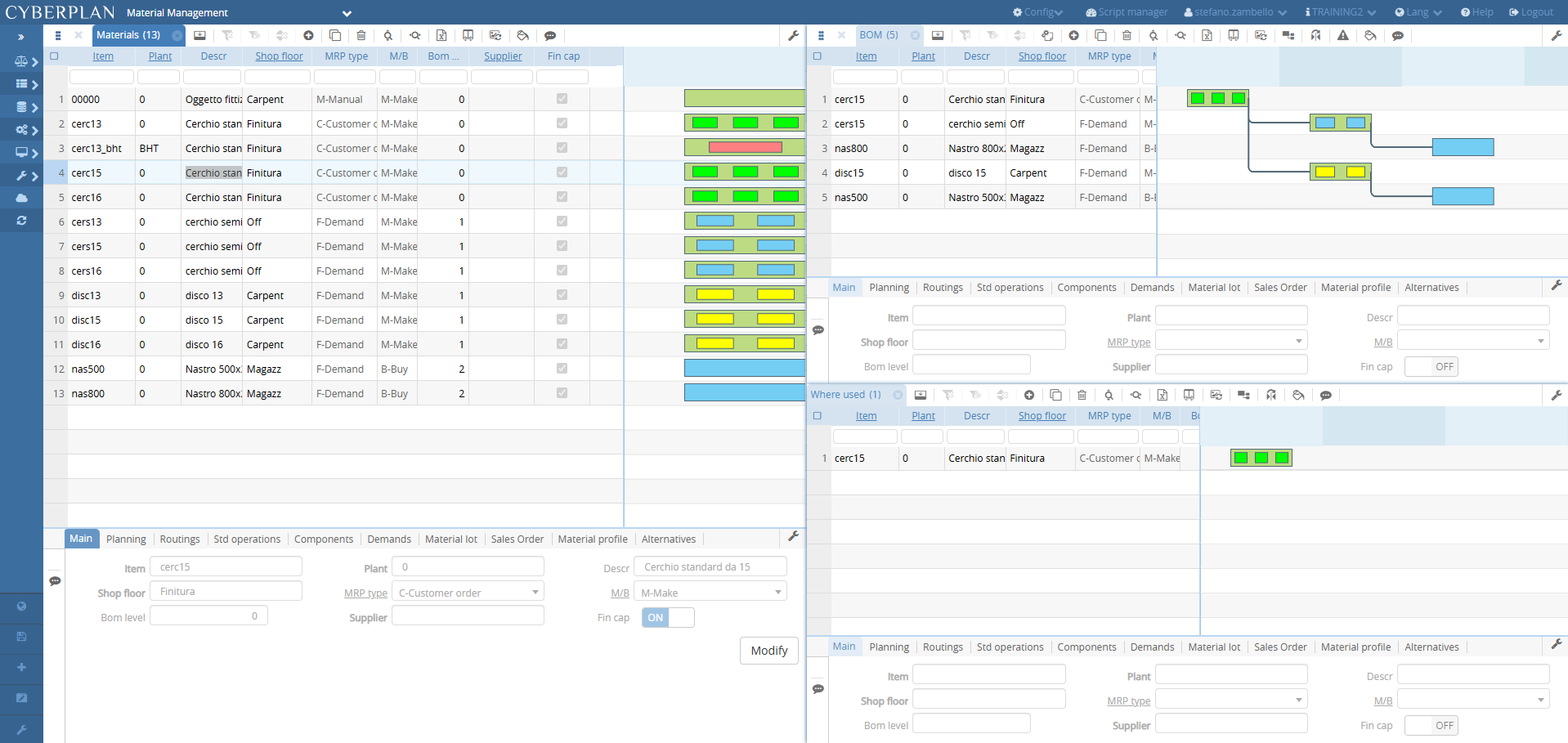interfaccia software cyberplan cybertec