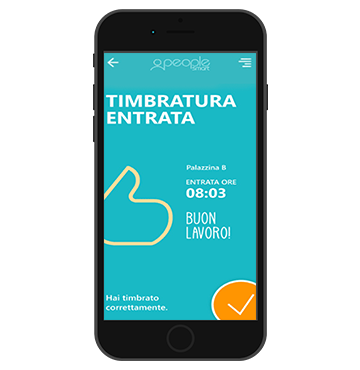 schermata mobile gestione presenze software hr people smart zucchetti